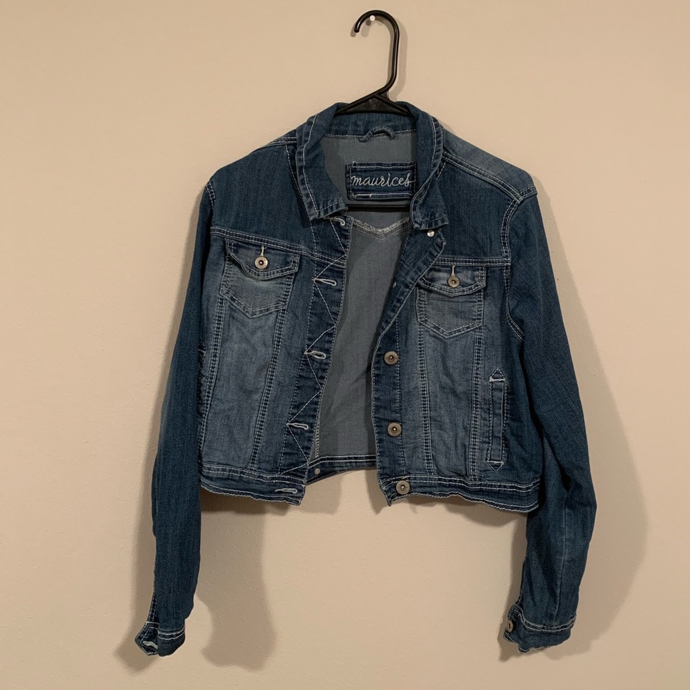 🧥 Maurice’s Cropped Jean Jacket